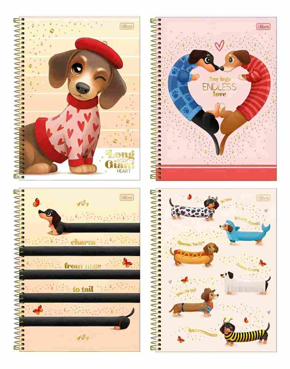 CADERNO 10X1 COLEGIAL BROWNIE